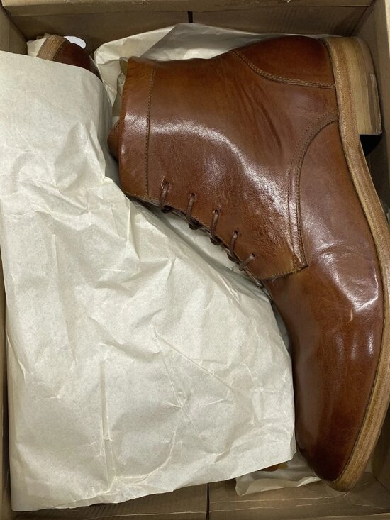 Justin Deakin Ted in Tan Ankle High Boots Brown 12